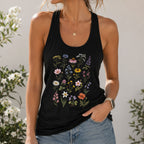 Meadow Blooms Racerback Tank Top