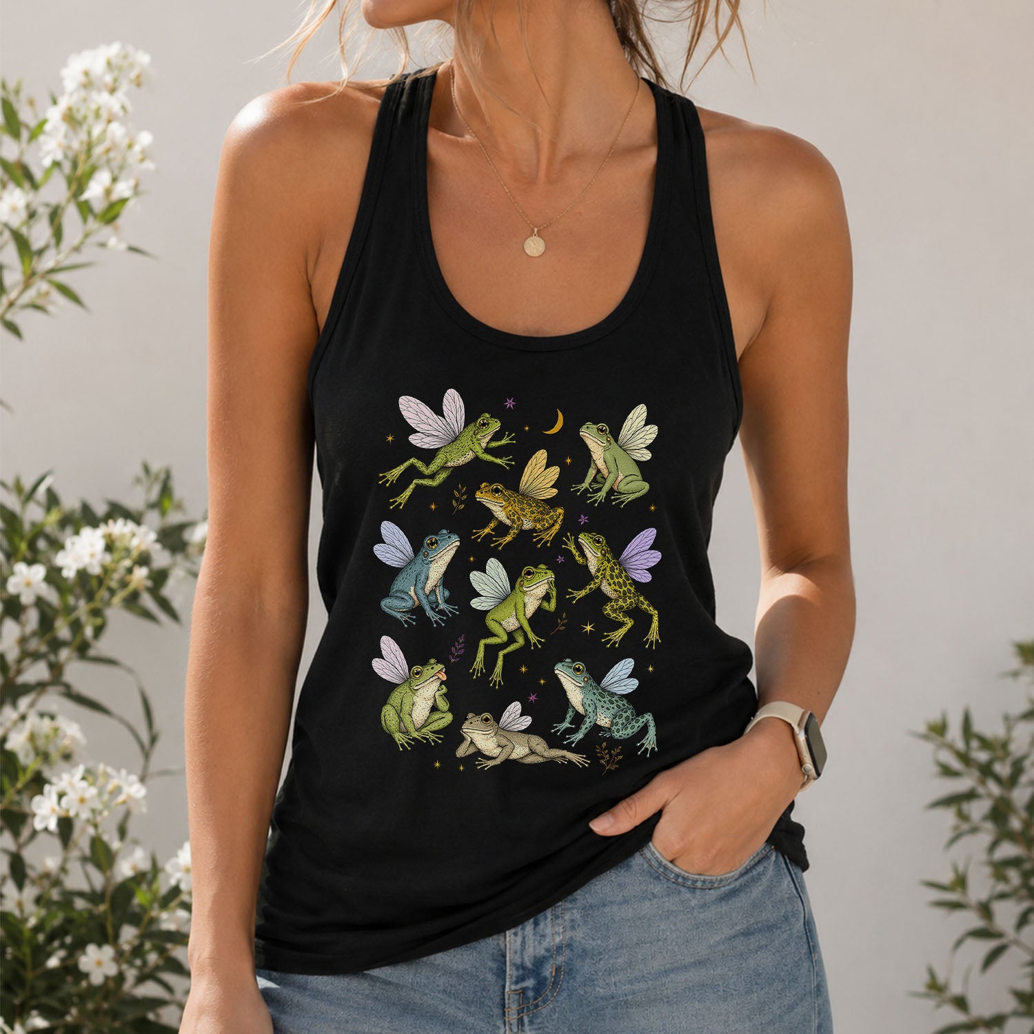 Fairy Frogs Racerback Tank Top