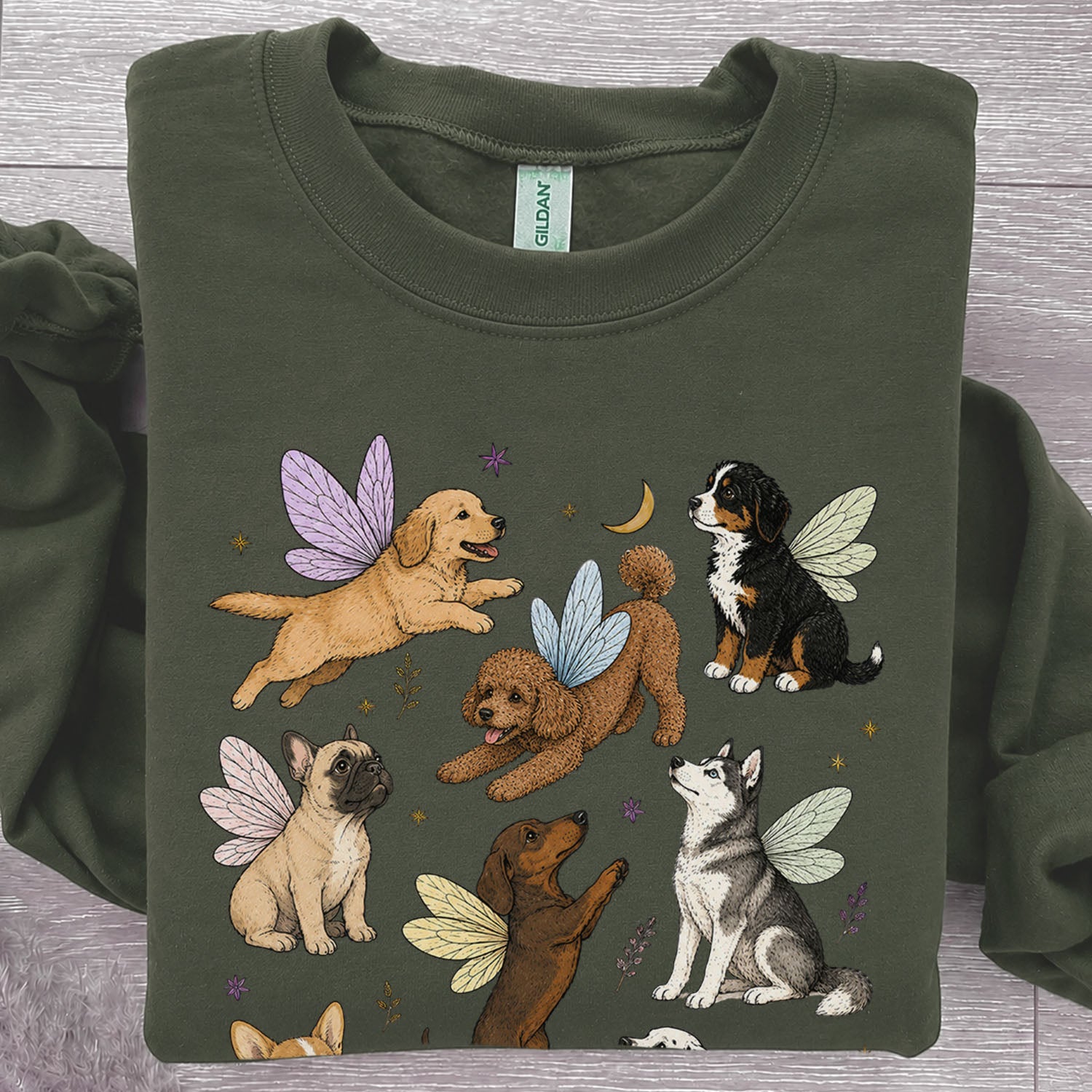 Fairy Dogs Sweatshirt