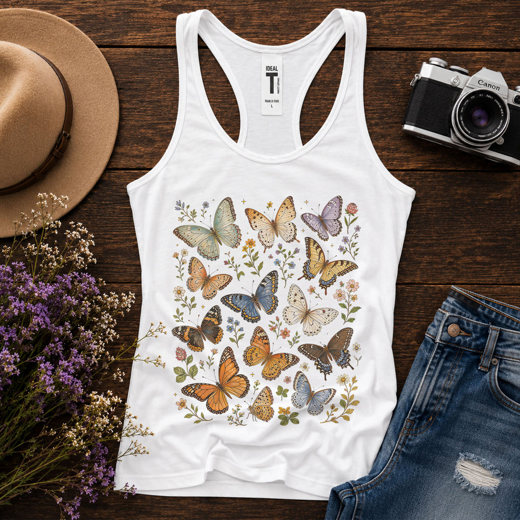 Butterfly Collection Racerback Tank Top