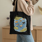 Swimming Cats in Pond Tote Bag