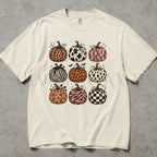 Animal Print Pumpkin Comfort Colors T-Shirt - T-Shirt
