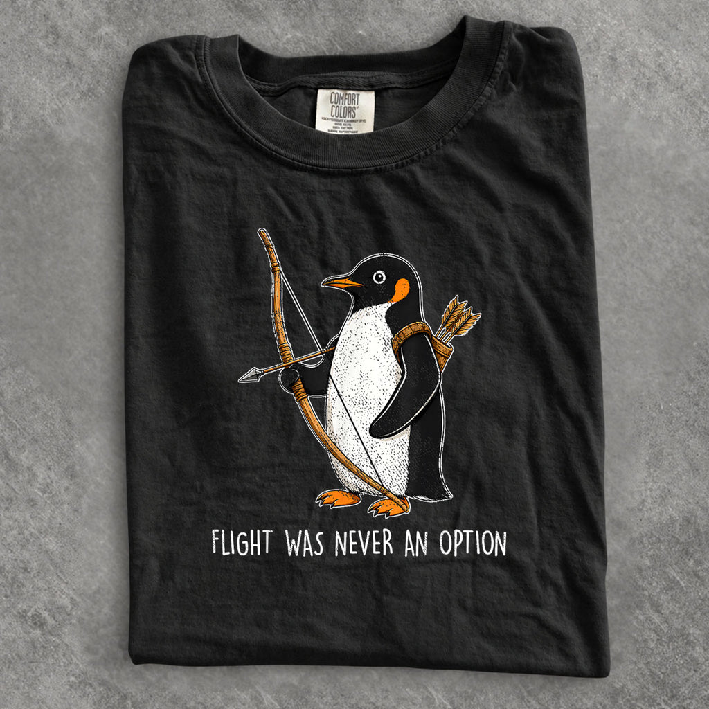 Archer Penguin Comfort Colors T-Shirt