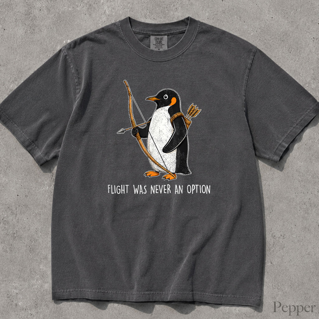 Archer Penguin Comfort Colors T-Shirt