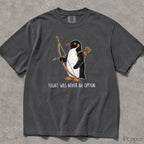 Archer Penguin Comfort Colors T-Shirt