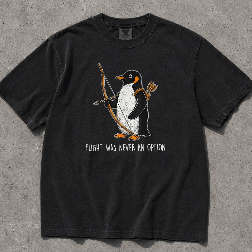 Archer Penguin Comfort Colors T-Shirt