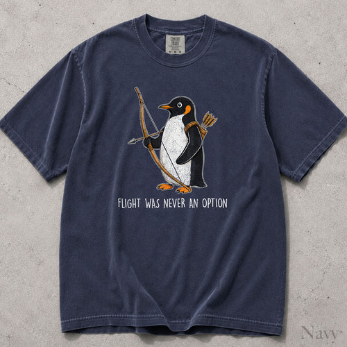 Archer Penguin Comfort Colors T-Shirt