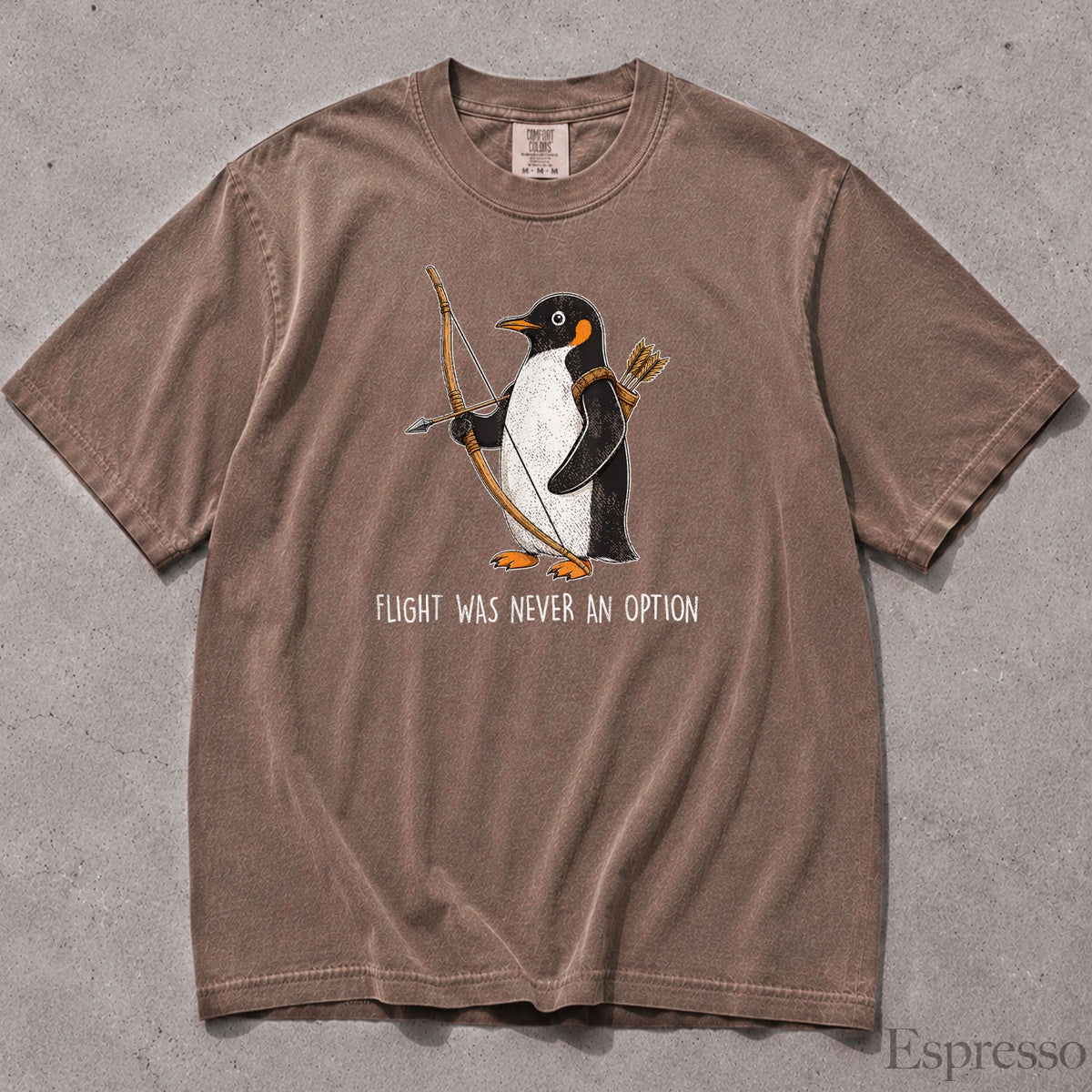 Archer Penguin Comfort Colors T-Shirt