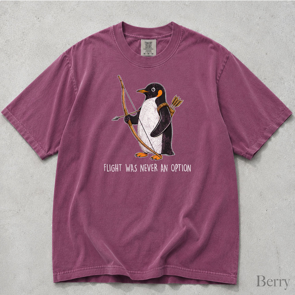 Archer Penguin Comfort Colors T-Shirt