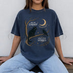 Are We Cursed Black Cat Raven T-Shirt - T-Shirt