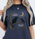 Are We Cursed Black Cat Raven T-Shirt - Navy / S - T-Shirt