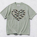 Bat Heart Comfort Colors T-Shirt - Bay / S - T-Shirt