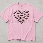 Bat Heart Comfort Colors T-Shirt - Blossom / S - T-Shirt