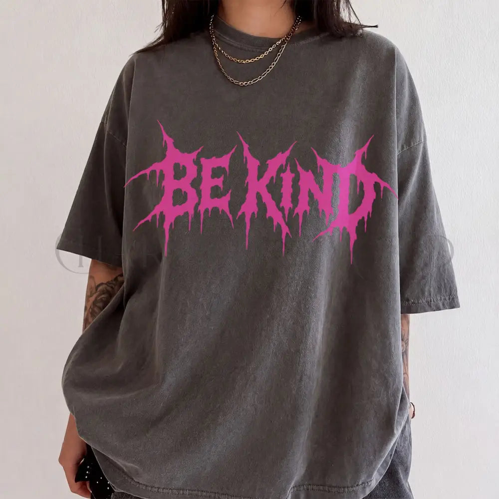 Be Kind Punk Comfort Colors T-Shirt - T-Shirt