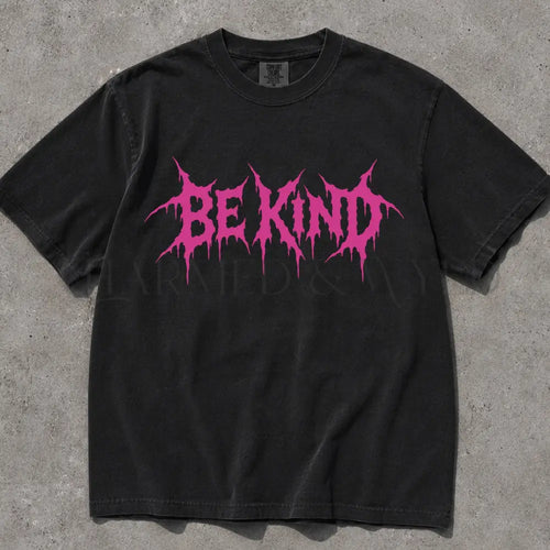 Be Kind Punk Comfort Colors T-Shirt - Black / S - T-Shirt