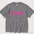 Be Kind Punk Comfort Colors T-Shirt - Grey / S - T-Shirt
