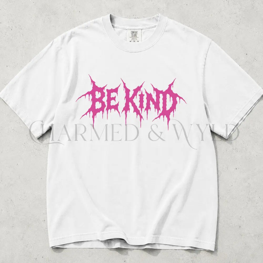 Be Kind Punk Comfort Colors T-Shirt - White / S - T-Shirt