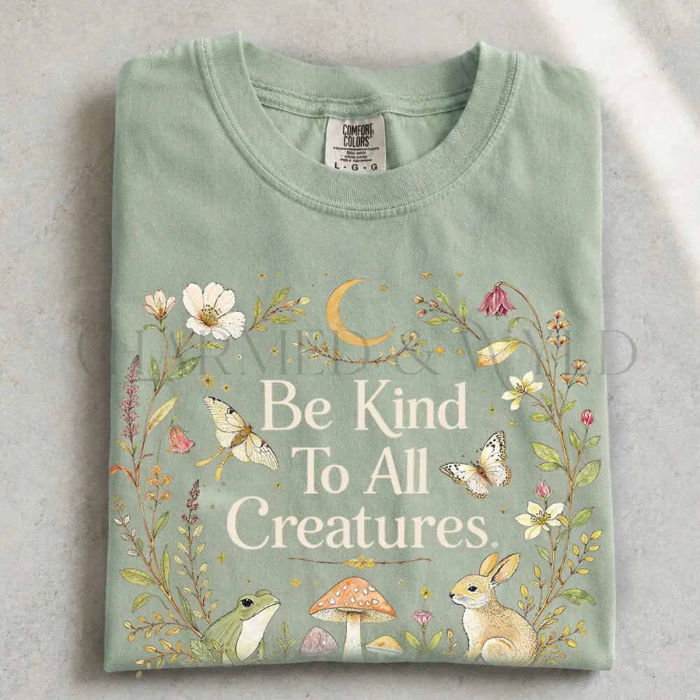 Be Kind To All Creatures T-Shirt - Bay / S - T-Shirt