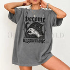 Become Ungovernable Cat Comfort Colors T-Shirt - T-Shirt