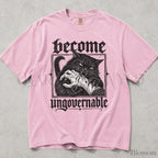 Become Ungovernable Cat Comfort Colors T-Shirt - Blossom / S - T-Shirt