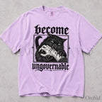 Become Ungovernable Cat Comfort Colors T-Shirt - Orchid / S - T-Shirt
