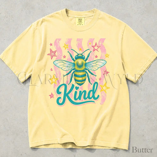 Bee Kind Comfort Colors T-Shirt - Butter / S - T-Shirt