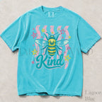 Bee Kind Comfort Colors T-Shirt - Lagoon Blue / S - T-Shirt