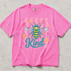 Bee Kind Comfort Colors T-Shirt - Neon Pink / S - T-Shirt
