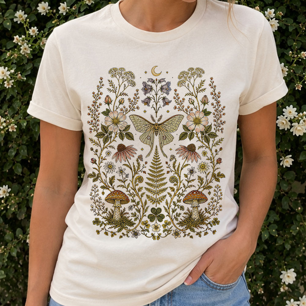 Whimsical Moth Classic Fit T-Shirt