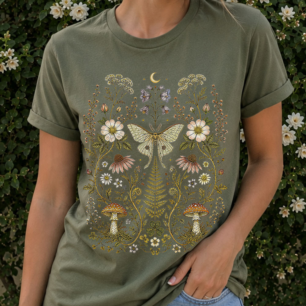 Whimsical Moth Classic Fit T-Shirt