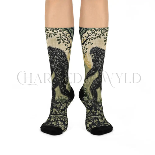 Big Foot Socks - One size / 3/4 Crew - All Over Prints