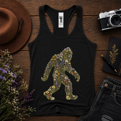 Bigfoot Wildflower Racerback Tank Top
