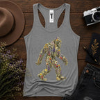 Bigfoot Wildflower Racerback Tank Top - Charmed and Wyld