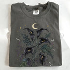 Black Calla Lily Flower T-Shirt - T-Shirt