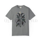 Black Calla Lily Flower T-Shirt - Grey / S - T-Shirt