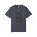 Black Calla Lily Flower T-Shirt - Navy / S - T-Shirt