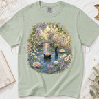 Black Cat Waterlily T-Shirt - Bay / S - T-Shirt