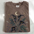 Black Calla Lily Flower T-Shirt