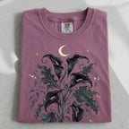 Black Calla Lily Flower T-Shirt