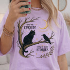 Are We Cursed Black Cat Raven T-Shirt