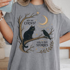 Are We Cursed Black Cat Raven T-Shirt