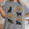 Black Cat Pumpkin Patch T-Shirt