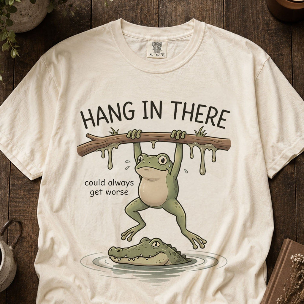 Hang In There Frog T-shirt