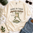 Hang In There Frog T-shirt
