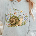 Blooming At My Own Pace Hooded Sweatshirt - Ash / S - Hoodie