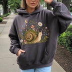 Blooming At My Own Pace Hooded Sweatshirt - Hoodie