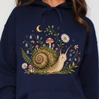 Blooming At My Own Pace Hooded Sweatshirt - Navy / S - Hoodie