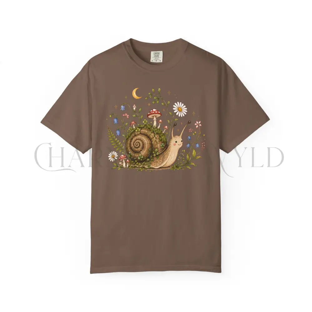 Blooming at My Own Pace Snail T-Shirt - T-Shirt