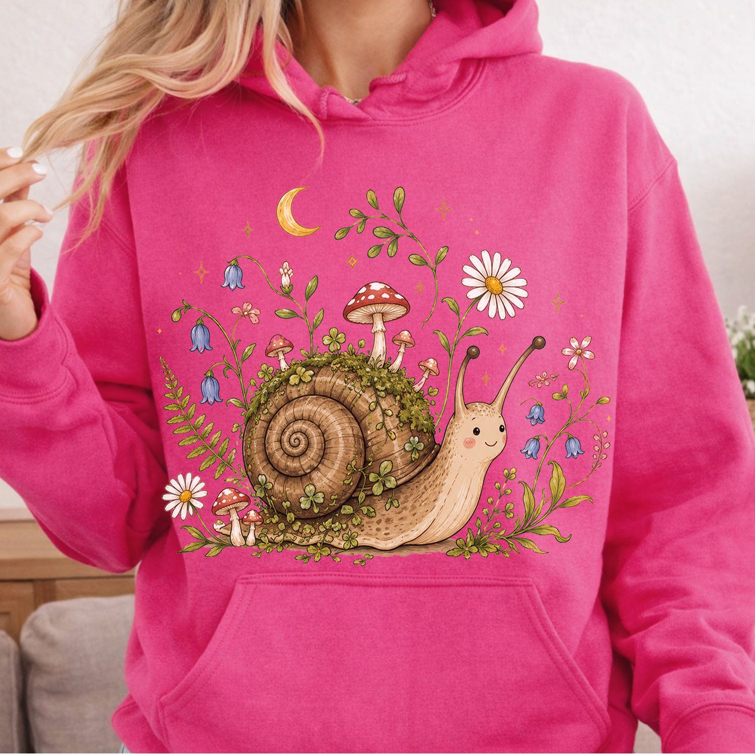 Blooming At My Own Pace Hooded Sweatshirt