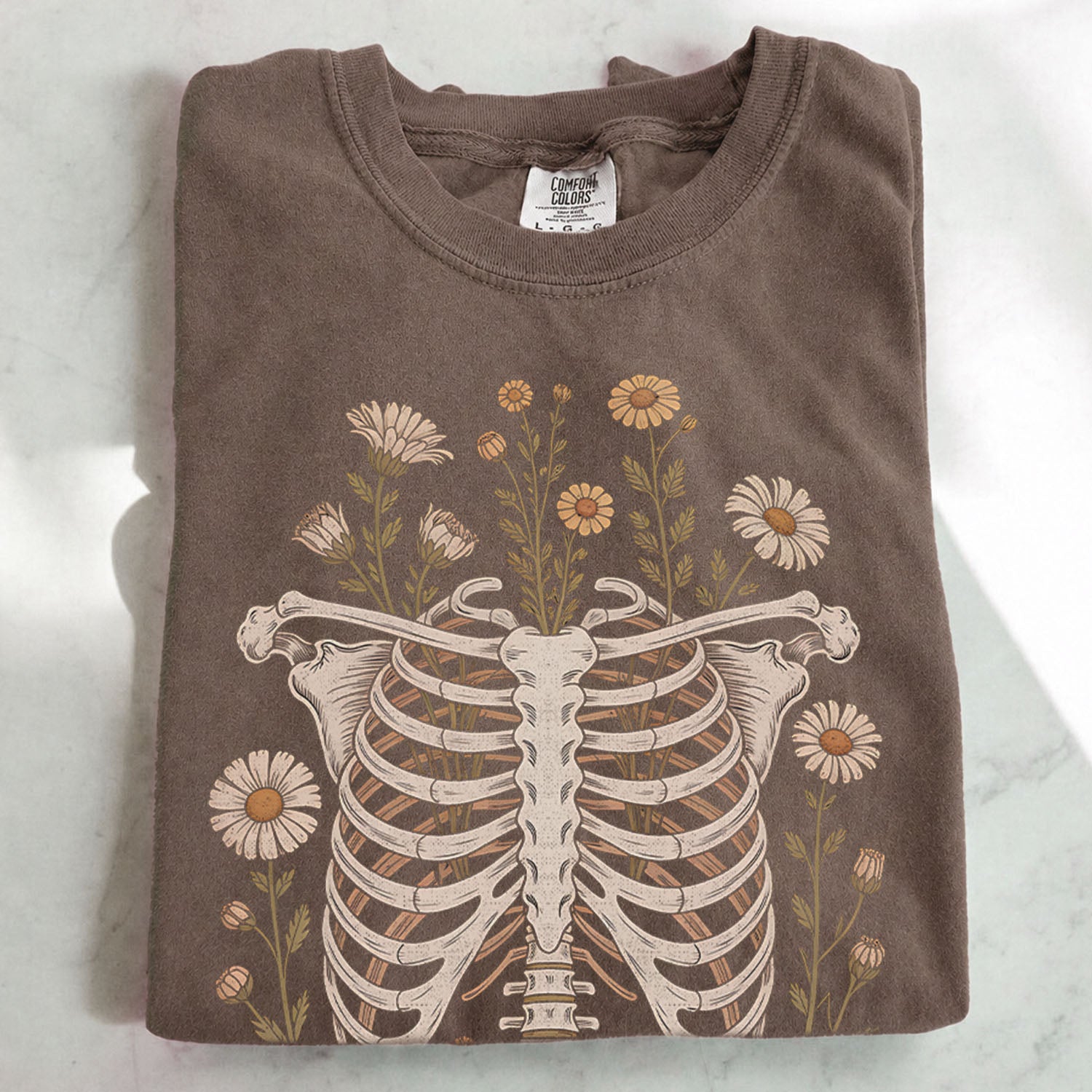 Blooming Bones Skeleton T-Shirt